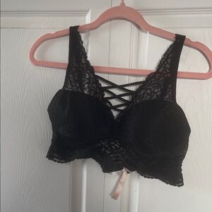 PINK Victoria's Secret Black Lace Bra